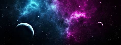 Hd Dual Monitor Wallpaper Space