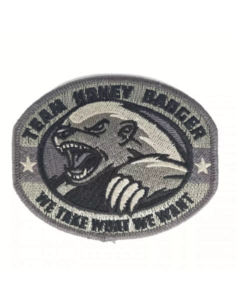 Mil Spec Monkey Tactical Patch With Velcro Honey Badger