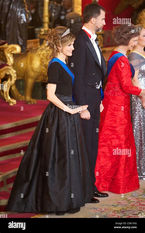 Spanish King Juan Carlos Queen Sofia Prince Felipe And Princess