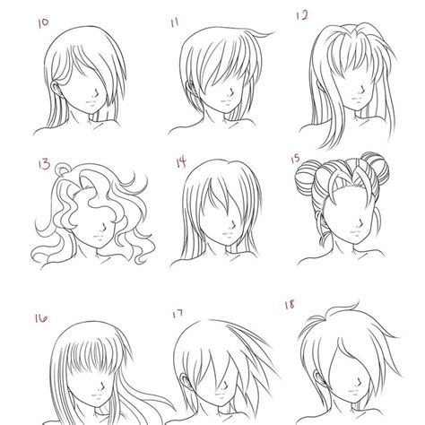 Anime Female Hair Style 2 By Ruuruu Chan On Deviantart Female Anime