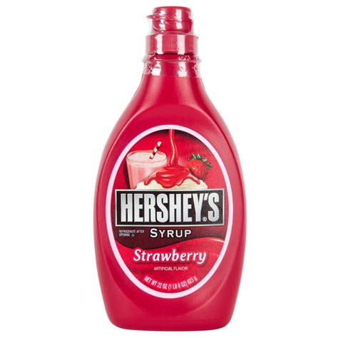 Hersheys Strawberry Syrup 22oz 623g Hersheys Syrup American Food Store