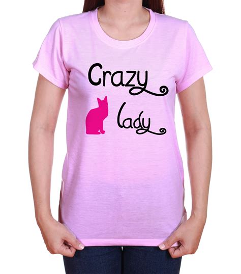 crazy cat lady funny womens pink tshirt available in many colors and sizes check out our etsy