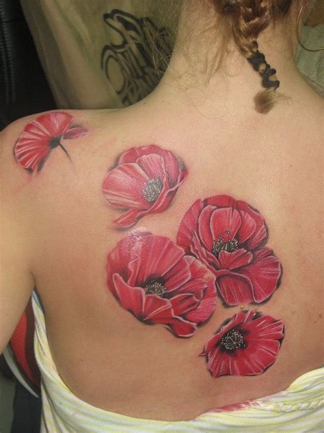 70 Poppy Flower Tattoo Ideas Flower Tattoo Back Poppies