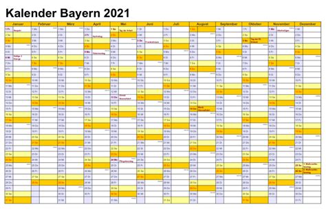 Januar 2021 mittwoch heilige drei könige 2. Feiertagen Sommerferien 2021 Bayern Kalender PDF & Word