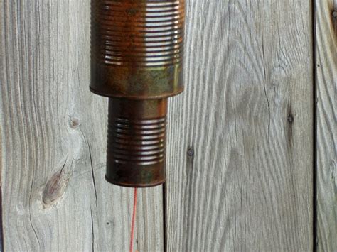 Rusted Tin Can Wind Chime