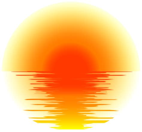Sunset Clipart Circle And Other Clipart Images On Cliparts Pub™