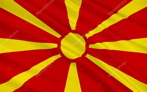 Flag Of The Republic Of Macedonia — Stock Photo © Zloyel 111501234