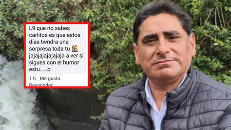carlos Álvarez publica en redes las amenazas que recibe por sus parodias “siguen los cobardes