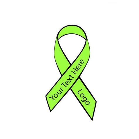 Lime Green Awareness Ribbons The Ribbon Company