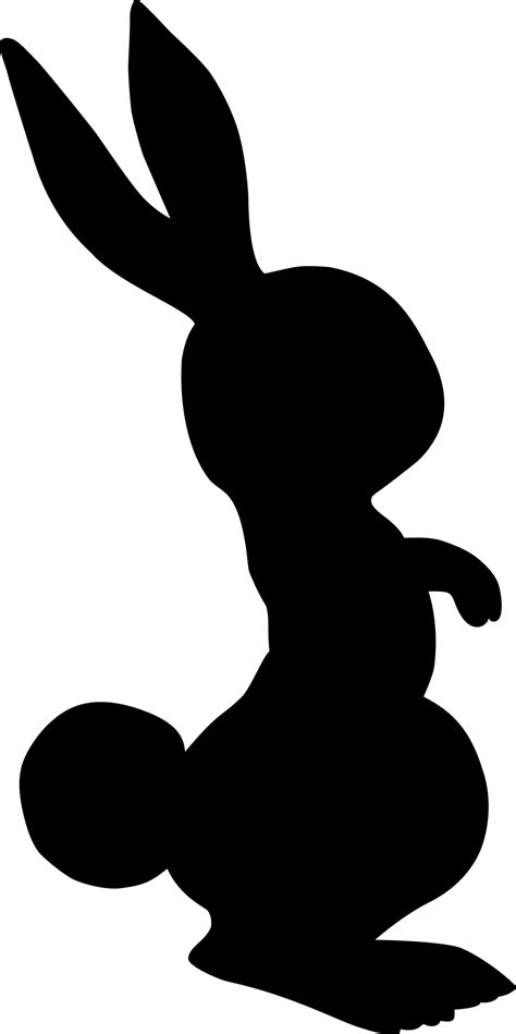 Silhouette Bunny Clip Art Clip Art Library