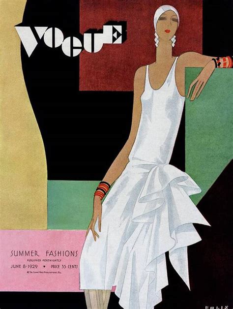 A Vintage Vogue Magazine Cover Of A Woman 3 Art Print By William Bolin Conde Nast