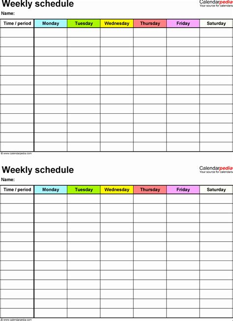 11 Editable Daily Work Schedule SampleTemplatess SampleTemplatess