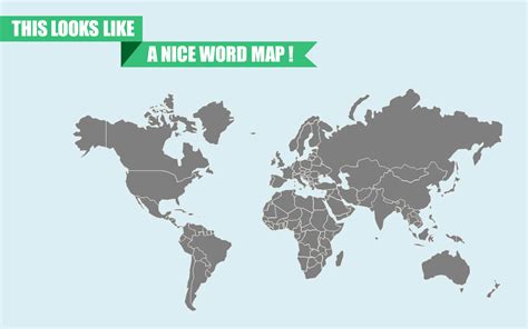 Microsoft Powerpoint World Map Template Map Of World