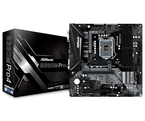 Asrock B360m Pro4 Motherboard Specifications On Motherboarddb