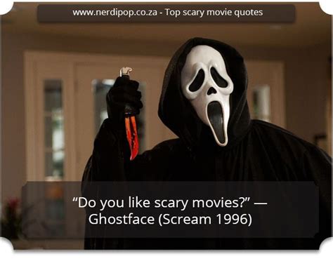 Scary Quotes Scream Scary Movie Quotes Creepy Movies Scream Movie