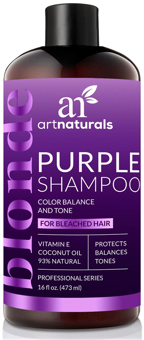 Artnaturals Purple Shampoo For Blonde Hair 16 Fl Oz 473ml