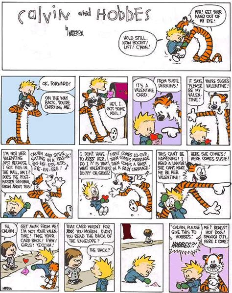 Calvin And Hobbes Get A Valentine Adam Kooyer Dot Com