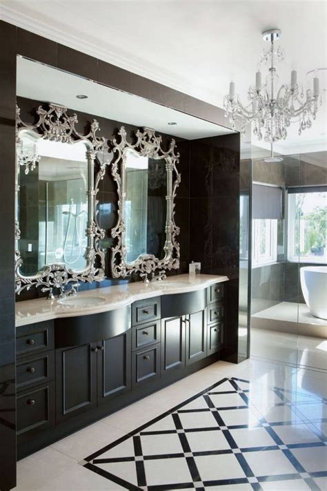 A mirrored bathroom cabinet with lights is ideal for the application of makeup. Glam up Your Decor With The Best Bathroom Mirrors | Maison ...