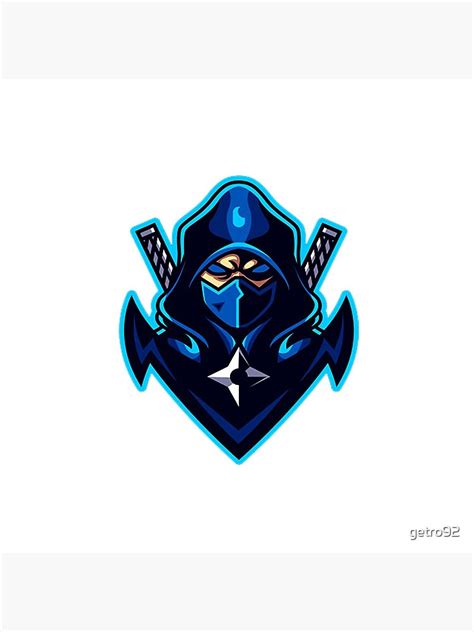 Ninja Esport Gaming Logo Art Print By Getro92 Redbubble