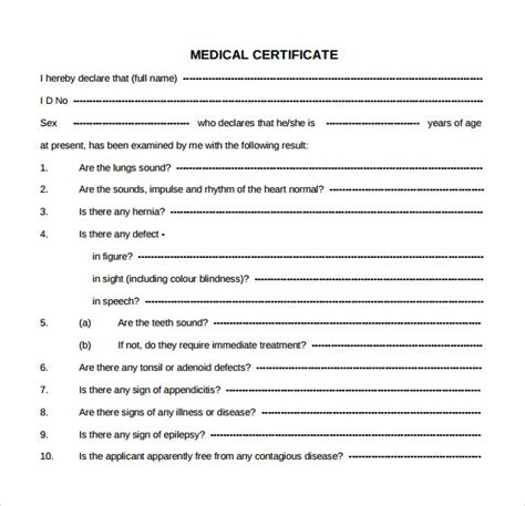 Australian Doctors Certificate Template