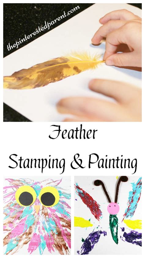 Feather Process Art And Painting The Pinterested Parent