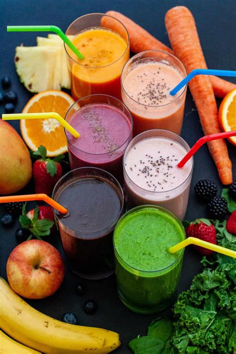 Six Healthy Smoothie Recipes Dishes With Dad