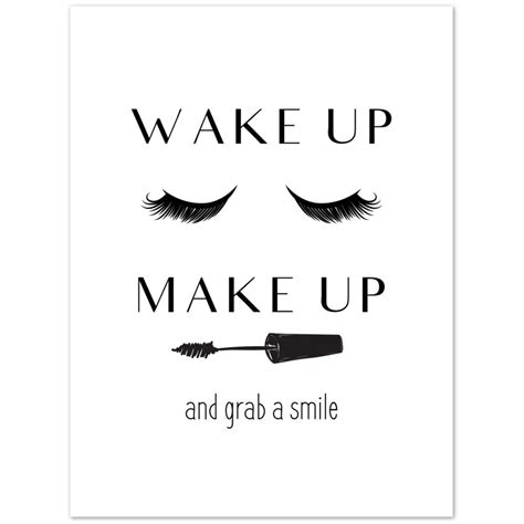 wake up make up poster poster inc