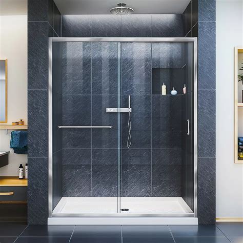 Dreamline Infinity Z 36 Inch X 60 Inch X 7475 Inch Framed Sliding Shower Door In Chrome W