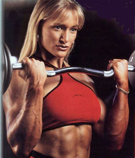 Female Fitnes Ericca Kern Professional Blonde Female Model And