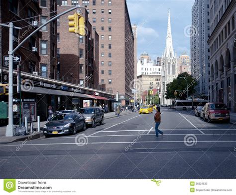 Street Scene In Greenwich Village New York City Editorial