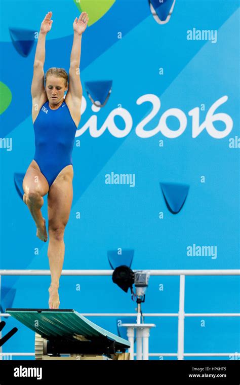 Rio De Janeiro Brazil 14 August 2016 Abigail Johnston Usa Competes