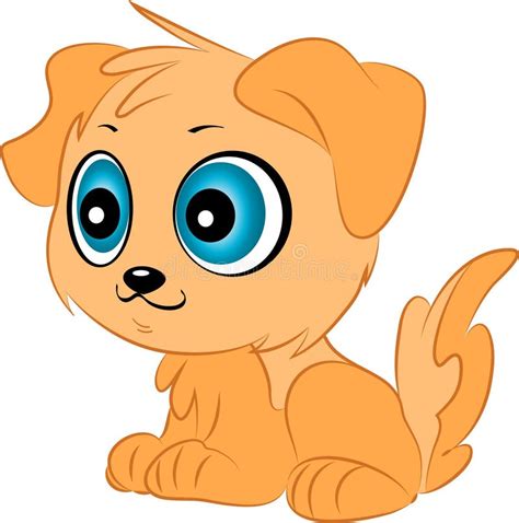 Cute Cartoon Vector Puppy Stock Vector Illustration Of Friendly 64033603