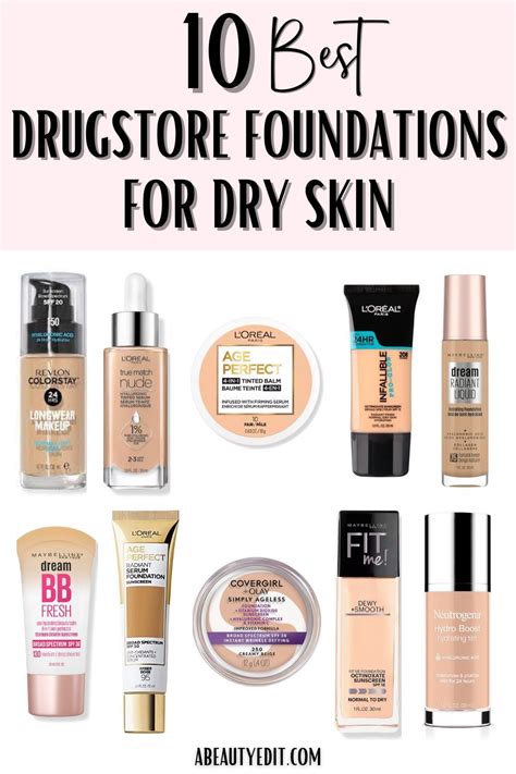 10 Best Drugstore Foundations For Dry Skin In 2023 Foundation For Dry