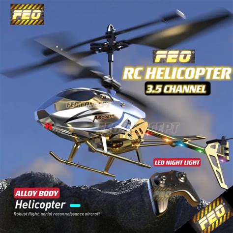 Feo Alloy Ls 222 35 Channel Rc Helicopter Helikopter Control Mini