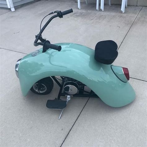 Adorable Scooter Made From Vw Beetle Fenders Mini Bike Vw Beetles