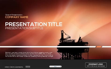 Powerpoint Templates Oil And Gas Free Template Ppt Gratis