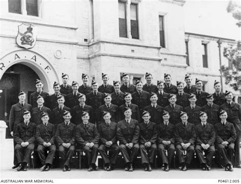 Group Portrait Of 30 Course No 4 Initial Training School Royal