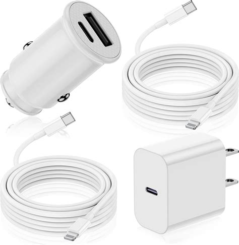 Usbc Car Charger Iphone Apple Mfi Certified 27w 2 Port