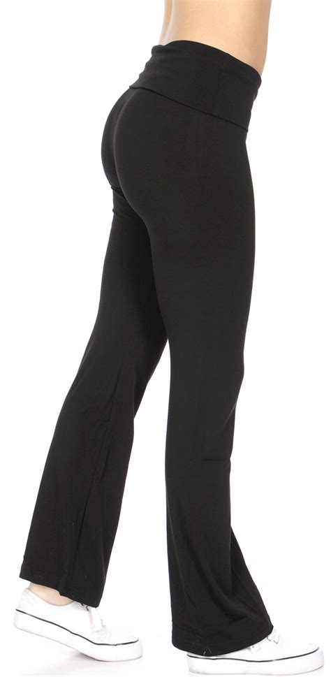 Wholesale M42 Solid Cotton Yoga Pants Black
