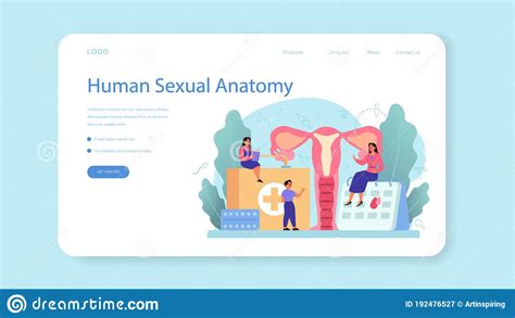 Sexual Education Web Banner Or Landing Page Sexual Health Stock Vector Illustration Of