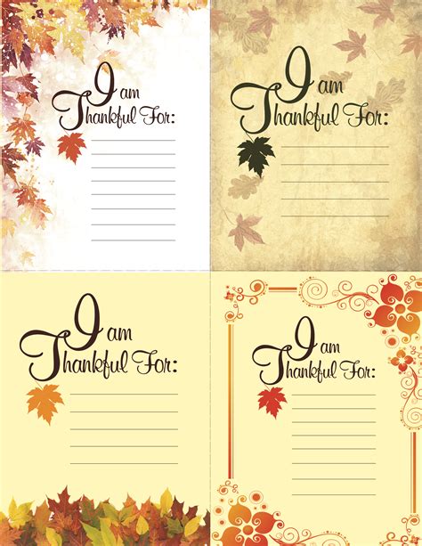 Free returns 100% satisfaction guarantee fast shipping Printable Thanksgiving Place Setting Cards | Blue Mountain