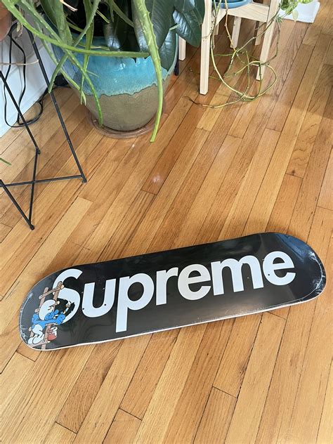 Supreme Supreme Smurf Skate Deck Grailed