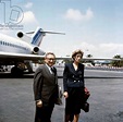 Image of Henry Kissinger With his 2Nd Wife Nancy Maginnes at Nice
