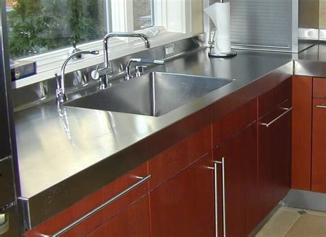 Stainless Steel Kitchen Countertops And Sinks Things In The Kitchen