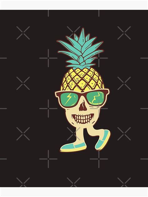 Pineapples Eat You Back Now Poster By Shopbestidea Redbubble