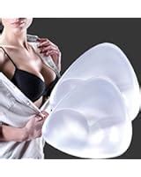 Silicone Gel Bra Inserts Clear Breast Push Up Firming Bust Enhancers Padding At Amazon Women