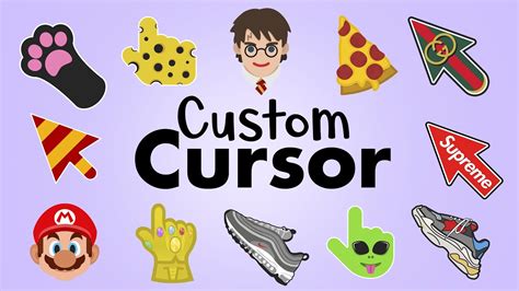 Custom Cursor For Chrome™ Change Your Regular Mouse Pointer To A Fun