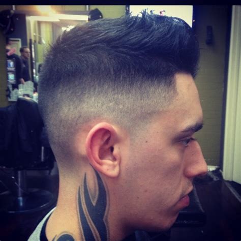 The mullet is a hairstyle in which the hair is cut short at the front and sides, but is longer at the back. Men's Haircut Network — imonkeyaround: Short taper to a "0 ...