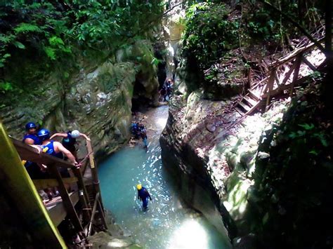 trekking the 27 waterfalls of rio damajagua in the dominican republic waterfall rio trekking