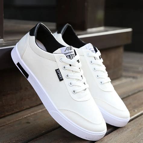 Sorrynam New Students Board Shoes Wholesale Boys Canvas White Shoes